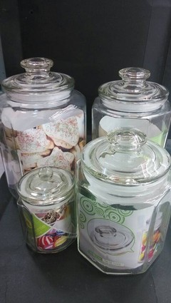 廠家直銷茶葉罐糖罐專用玻璃密封罐 沈陽東北日用雜品市場心然日雜批發部